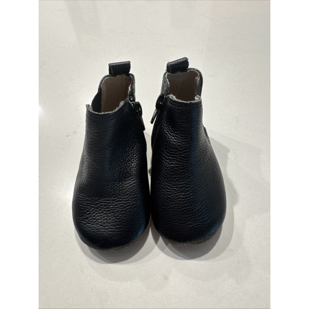 Poshberry Baby Size‎ 6 Black Booties Shoes Zip